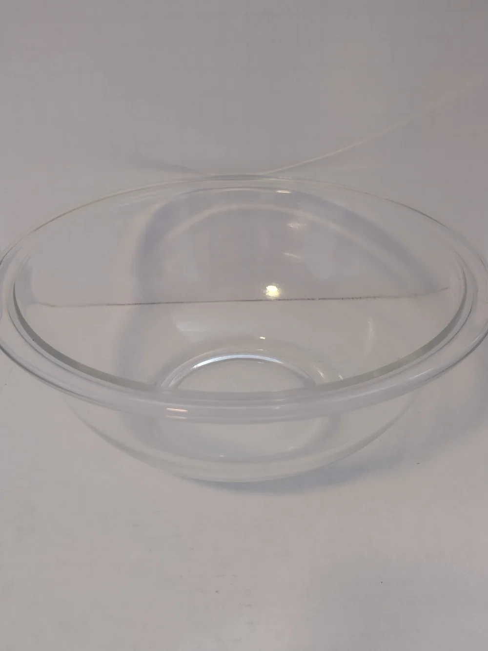 Pyrex Clear Glass Mixing Bowl - Large Transparent Bowl
